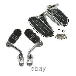 Pegstreamliner Passenger Footboard 1.25''Foot Pegs For Harley Touring Models 93+