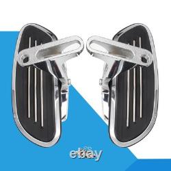 Rear Floorboards Footboards Footpegs For Harley Road King Electra Glide Classic