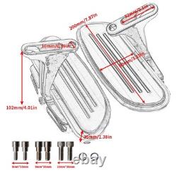 Rear Floorboards Footboards Footpegs For Harley Road King Electra Glide Classic