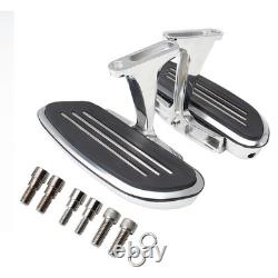 Rear Floorboards Footboards Footpegs For Harley Road King Electra Glide Classic