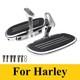 Rear Footboards Footpegs Footrest For Harley 1993-later Touring Models Road King