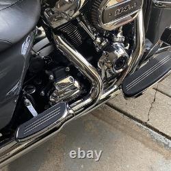 Rear Footboards Footpegs Footrest For Harley 1993-Later Touring Models Road King