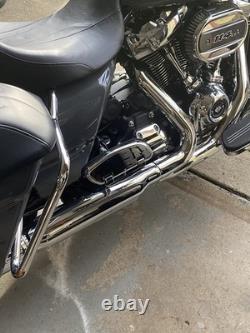 Rear Footboards Footpegs Footrest For Harley 1993-Later Touring Models Road King