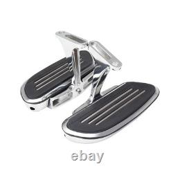 Rear Footboards Footpegs Footrest For Harley 1993-Later Touring Models Road King