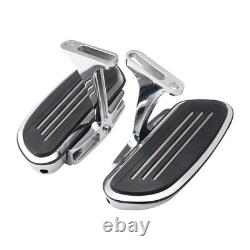 Rear Footboards Footpegs Footrest For Harley 1993-Later Touring Models Road King