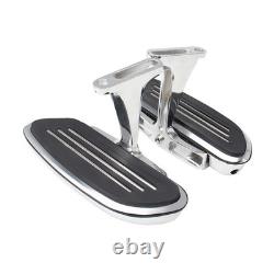 Rear Footboards Footpegs Footrest For Harley 1993-Later Touring Models Road King