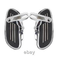Rear Footboards Footpegs Footrest For Harley 1993-Later Touring Models Road King
