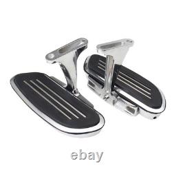 Rear Footboards Footpegs Footrest For Harley 1993-Later Touring Models Road King