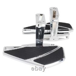 Rear Footboards For Harley Touring 93+ Road King Street Glide Passenger Footpegs