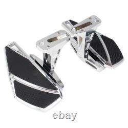 Rear Footboards For Harley Touring 93+ Road King Street Glide Passenger Footpegs