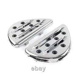 Rear Left & Right Passenger Floorboard Foot Pegs Fit Harley Touring 1993+ Chrome