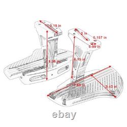 Rear Passenger Chrome Floorboards For Harley Electra Glide Sport Trike Models