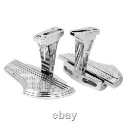 Rear Passenger Chrome Floorboards For Harley Electra Glide Sport Trike Models