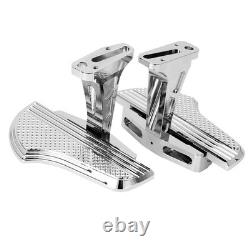 Rear Passenger Chrome Floorboards For Harley Electra Glide Sport Trike Models