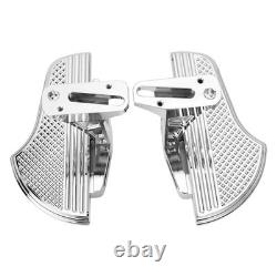 Rear Passenger Chrome Floorboards For Harley Electra Glide Sport Trike Models