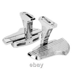 Rear Passenger Chrome Floorboards For Harley Electra Glide Sport Trike Models