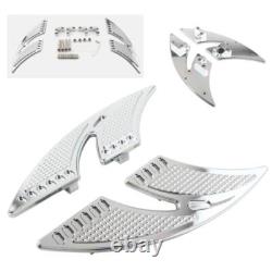 Rear Passenger Floorboard Foot Pegs For Harley CVO Road Electra Glide FLHTC FLHT