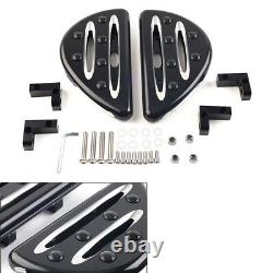 Rear Passenger Floorboard Foot Pegs Left & Right Black Fit Harley Touring 1993+
