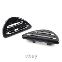 Rear Passenger Floorboard Foot Pegs Left & Right Black Fit Harley Touring 1993+