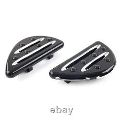 Rear Passenger Floorboard Foot Pegs Left & Right Fit Harley Touring 1993+ Black