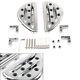 Rear Passenger Floorboard Foot Pegs Left & Right Fit Harley Touring 1993+ Chrome