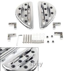 Rear Passenger Floorboard Foot Pegs Left & Right Fit Harley Touring 1993+ Chrome