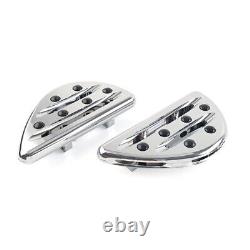 Rear Passenger Floorboard Foot Pegs Left & Right Fit Harley Touring 1993+ Chrome