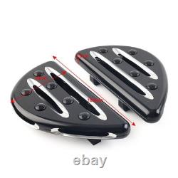 Rear Passenger Floorboard Foot Pegs Left & Right Fit Harley Touring 1993+ Chrome