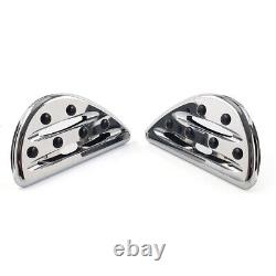 Rear Passenger Floorboard Foot Pegs Left & Right For Harley Touring 1993+ Chrome