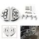 Rear Passenger Floorboards Foot Peg For Harley Touring 1993+ Aluminum Chrome