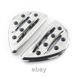 Rear Passenger Floorboards Foot Peg For Harley Touring 1993+ Aluminum Chrome