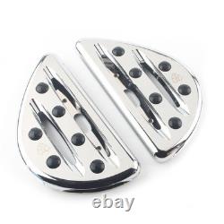 Rear Passenger Floorboards Foot Peg For Harley Touring 1993+ Aluminum Chrome