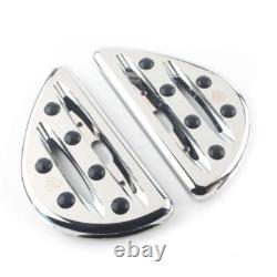 Rear Passenger Floorboards Foot Peg For Harley Touring 1993+ Aluminum Chrome