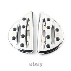 Rear Passenger Floorboards Foot Peg For Harley Touring 1993+ Aluminum Chrome