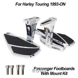 Rear Passenger Floorboards For Harley 93-ON Touring CVO Electra Glide Road King