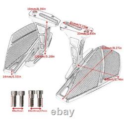 Rear Passenger Footboard Footpeg For Harley Road King Street Glide Electra Glide