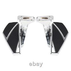 Rear Passenger Footboards For Harley 93-ON Touring CVO Electra Glide Road King