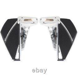 Rear Passenger Footboards For Harley 93-ON Touring CVO Electra Glide Road King