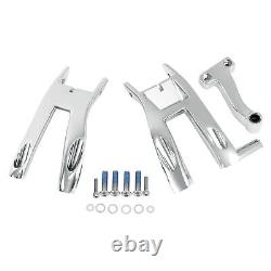 Rider Driver Floorboard Footboard Bracket Kit Fit For Harley Softail 2018-2022