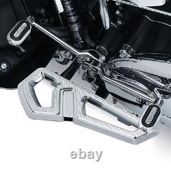 Rider Driver Floorboard Footboard Fit For Harley Street Glide 2000-2022 Chrome