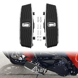 Rider Driver Floorboard Footboard Pegs Fit For Harley Touring Softail Deluxe