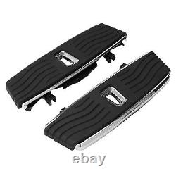 Rider Driver Floorboard Footboard Pegs Fit For Harley Touring Softail Deluxe