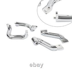 Rider Driver Floorboard Mount Bracket Kit For Harley Street Glide 2014-16 Chrome