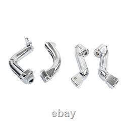 Rider Driver Floorboard Mount Bracket Kit For Harley Street Glide 2014-16 Chrome