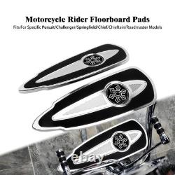 Rider Driver Floorboards Chrome For Indian Chief Chieftain Dark Horse Challenger