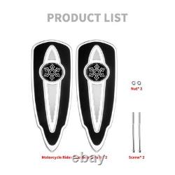 Rider Driver Floorboards Foot Pads For Indian Chief Roadmaster Vintage Chrome