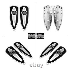 Rider Driver Floorboards Foot Pads For Indian Chief Roadmaster Vintage Chrome