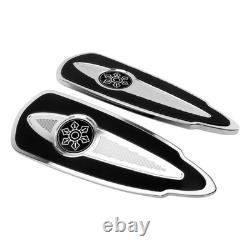 Rider Driver Floorboards Foot Pads For Indian Chief Roadmaster Vintage Chrome