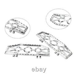 Rider Driver Floorboards Foot Peg For Harley Electra Glide FLHT FLHTC Chrome