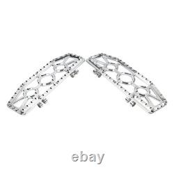 Rider Driver Floorboards Foot Peg For Harley Electra Glide FLHT FLHTC Chrome